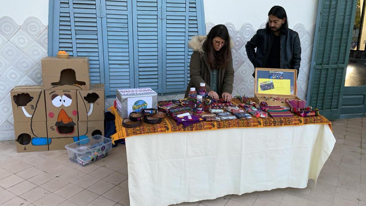 La tasca d’Oberts al Món, present en el Mercat de les Puces de Ca&nbsp;n’Aurell